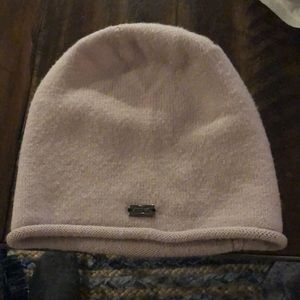 Slouchy beige beanie - wool/cashmere blend